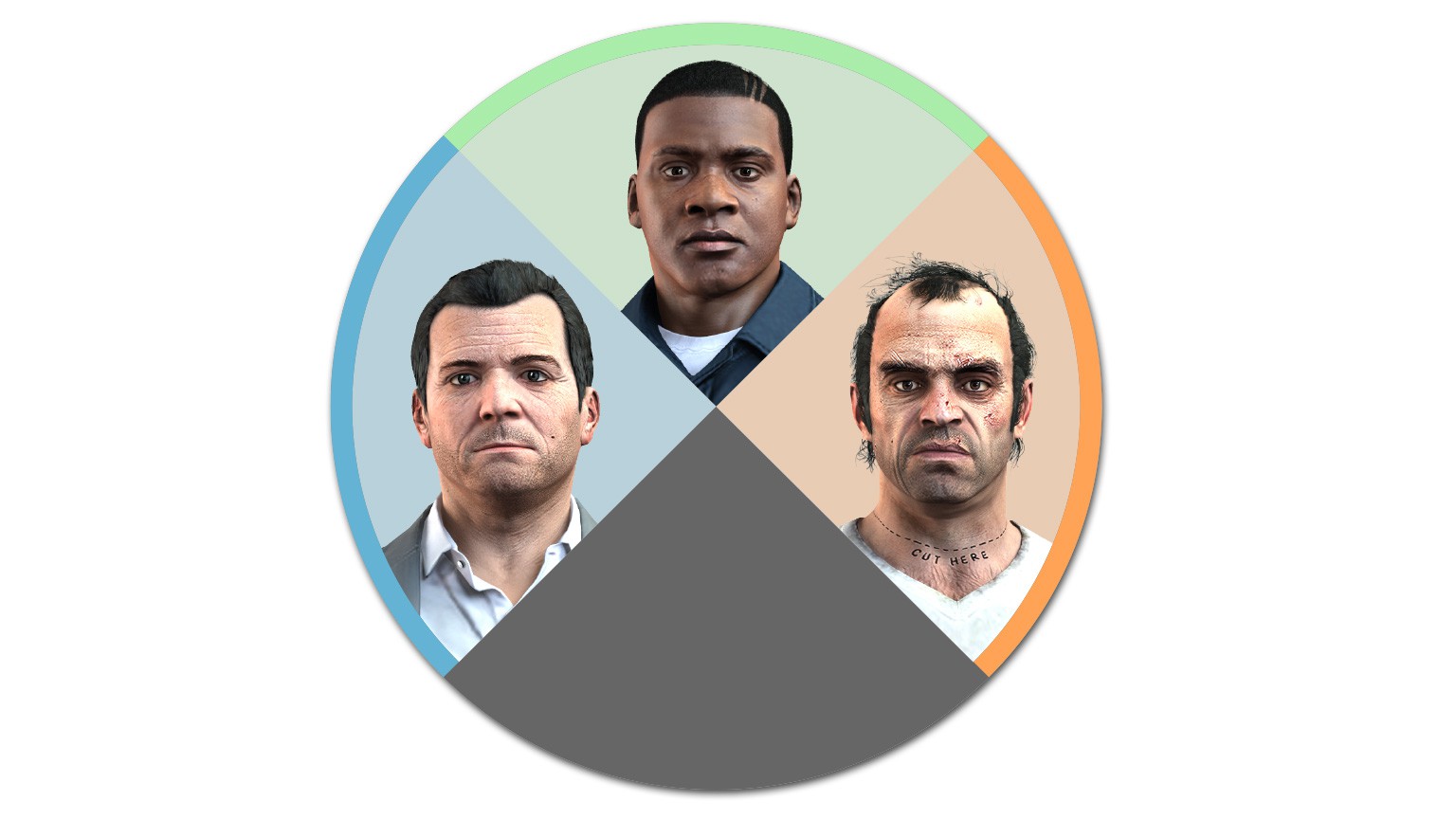 What character are you in gta 5 фото 86